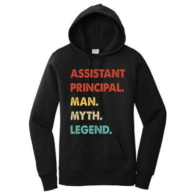 Assistant Principal Man Myth Legend Women's Pullover Hoodie