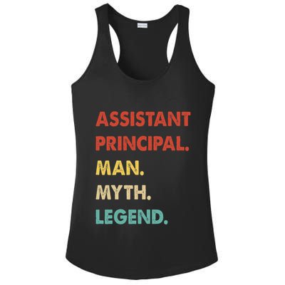 Assistant Principal Man Myth Legend Ladies PosiCharge Competitor Racerback Tank