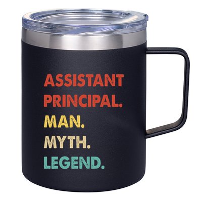 Assistant Principal Man Myth Legend 12oz Stainless Steel Coffee Mug