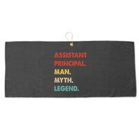 Assistant Principal Man Myth Legend Large Microfiber Waffle Golf Towel