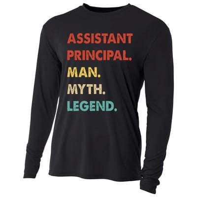 Assistant Principal Man Myth Legend Cooling Performance Long Sleeve Crew