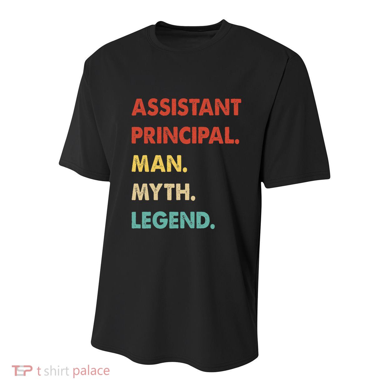 Assistant Principal Man Myth Legend Youth Performance Sprint T-Shirt