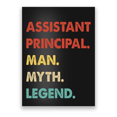 Assistant Principal Man Myth Legend Poster