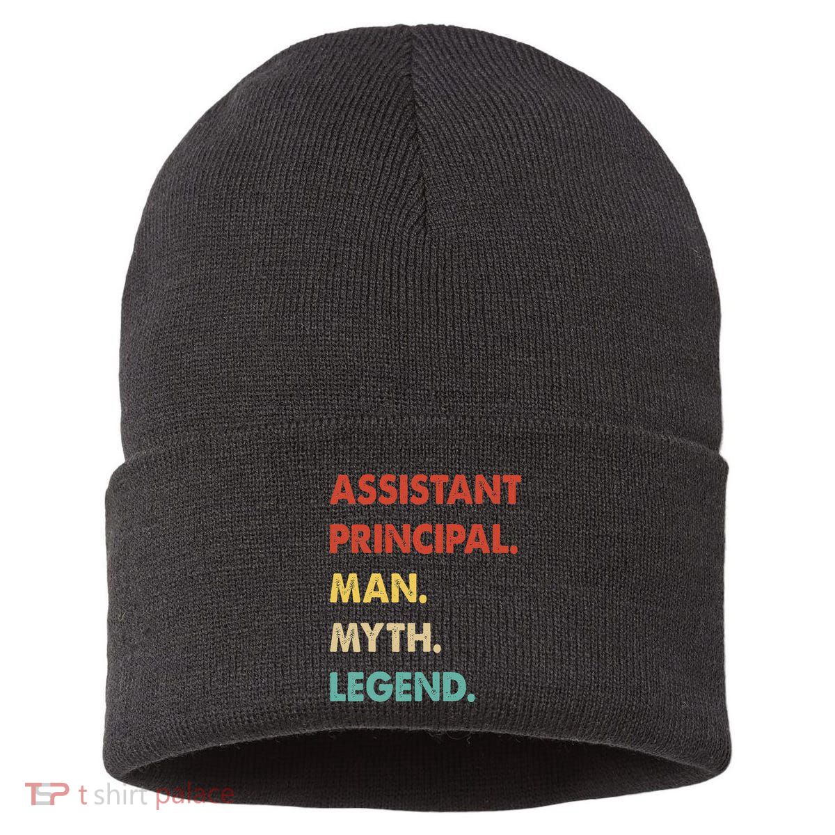 Assistant Principal Man Myth Legend Sustainable Knit Beanie