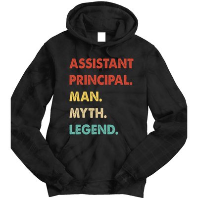 Assistant Principal Man Myth Legend Tie Dye Hoodie