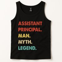 Assistant Principal Man Myth Legend Tank Top