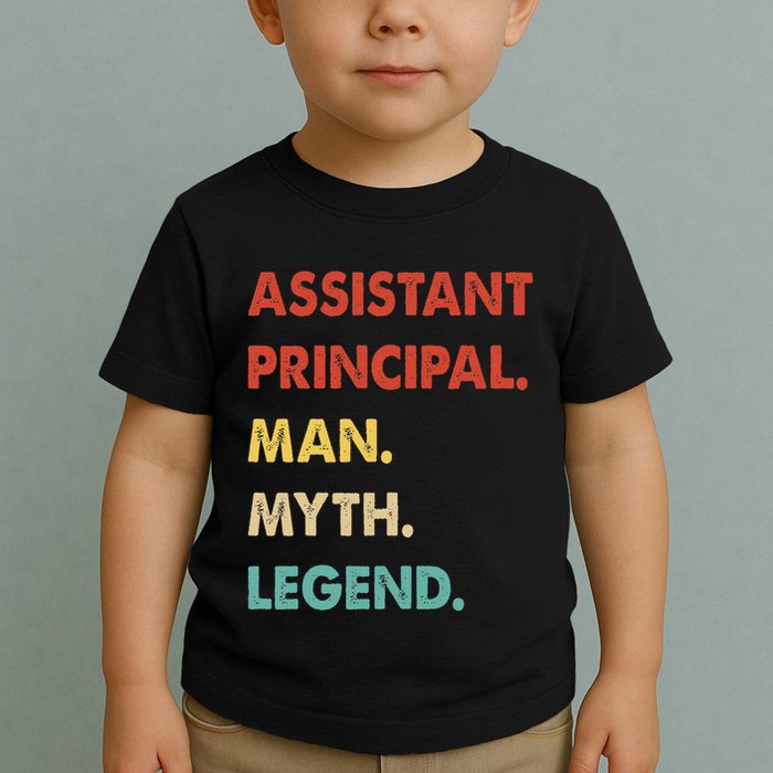 Assistant Principal Man Myth Legend Toddler T-Shirt