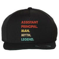 Assistant Principal Man Myth Legend Wool Snapback Cap