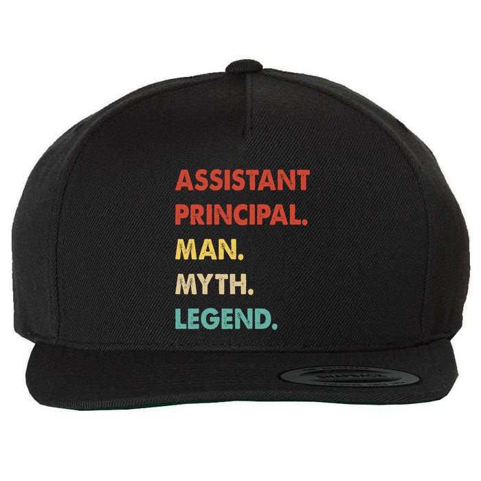Assistant Principal Man Myth Legend Wool Snapback Cap