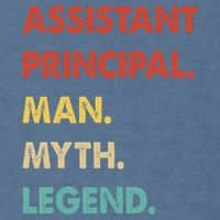 Assistant Principal Man Myth Legend Garment-Dyed Sweatshirt