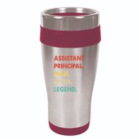 Assistant Principal Man Myth Legend 16oz Travel Tumbler