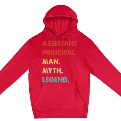 Assistant Principal Man Myth Legend Premium Pullover Hoodie