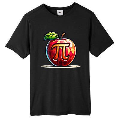 Apple Pi Math Lover Teacher Nerd Geek Funny Pi Day Gift Tall Fusion ChromaSoft Performance T-Shirt