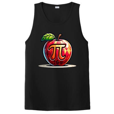 Apple Pi Math Lover Teacher Nerd Geek Funny Pi Day Gift PosiCharge Competitor Tank