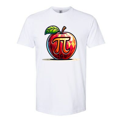 Apple Pi Math Lover Teacher Nerd Geek Funny Pi Day Gift Softstyle® CVC T-Shirt