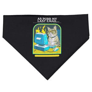 As Purr My Last Email Passive Aggressive Adventures USA-Made Doggie Bandana