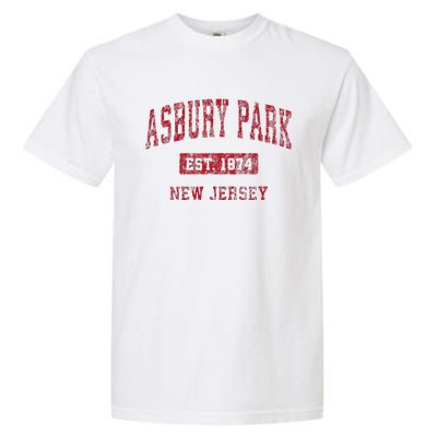 Asbury Park New Jersey Nj Vintage Sports Garment-Dyed Heavyweight T-Shirt