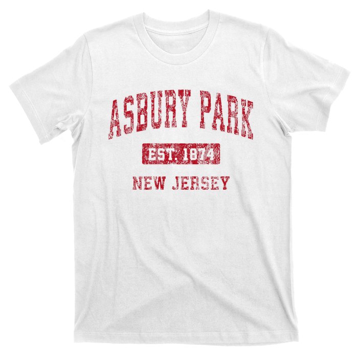 Asbury Park New Jersey Nj Vintage Sports T-Shirt