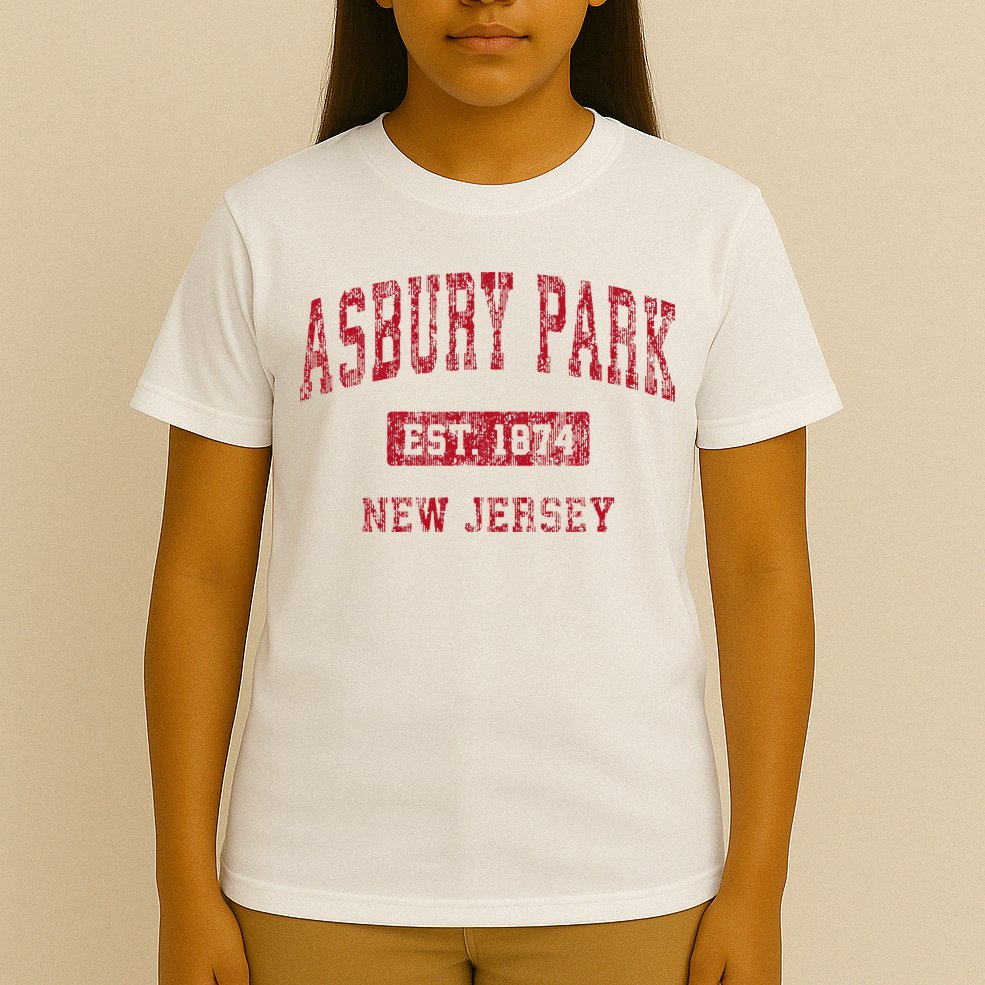 Asbury Park New Jersey Nj Vintage Sports T-Shirt