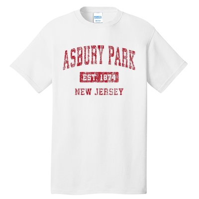 Asbury Park New Jersey Nj Vintage Sports Tall T-Shirt