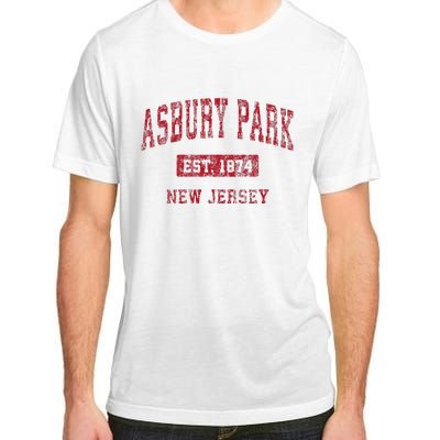 Asbury Park New Jersey Nj Vintage Sports Adult ChromaSoft Performance T-Shirt