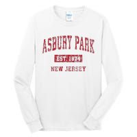 Asbury Park New Jersey Nj Vintage Sports Tall Long Sleeve T-Shirt