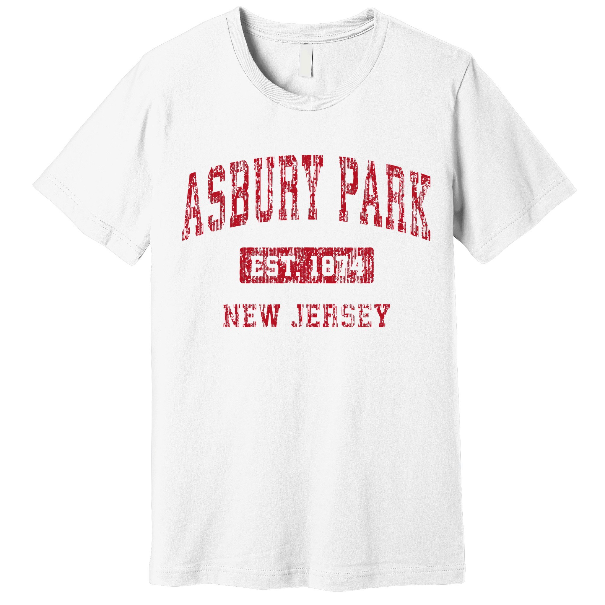 Asbury Park New Jersey Nj Vintage Sports Premium T-Shirt