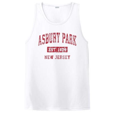 Asbury Park New Jersey Nj Vintage Sports PosiCharge Competitor Tank