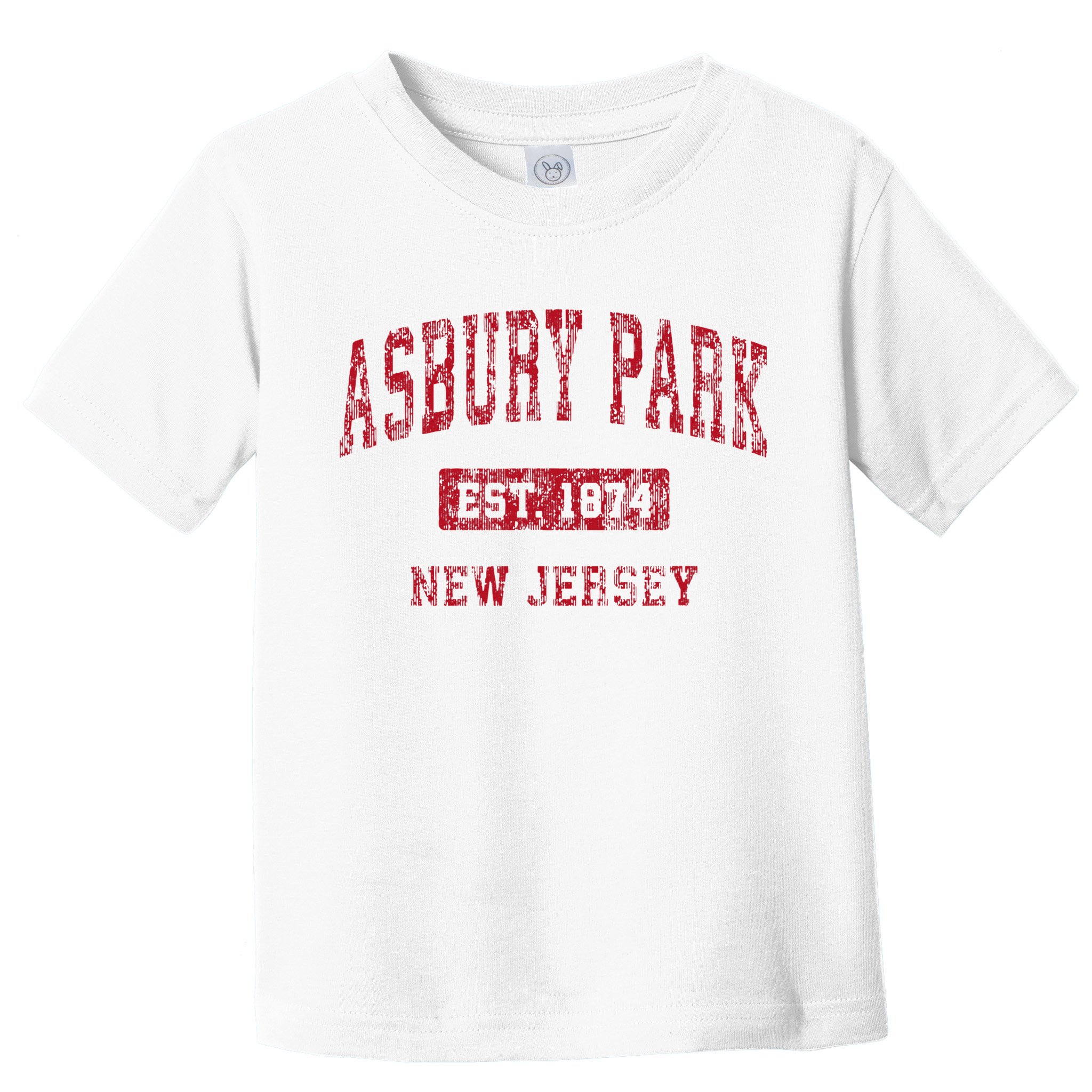 Asbury Park New Jersey Nj Vintage Sports Toddler T-Shirt