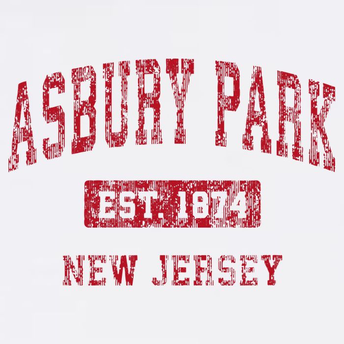 Asbury Park New Jersey Nj Vintage Sports Toddler T-Shirt