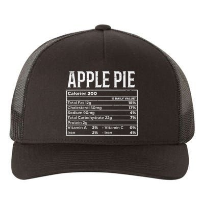 Apple Pie Nutrition Facts Food Matching Family Thanksgiving Yupoong Adult 5-Panel Trucker Hat