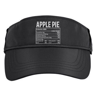 Apple Pie Nutrition Facts Food Matching Family Thanksgiving Adult Drive Performance Visor