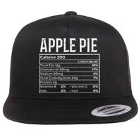 Apple Pie Nutrition Facts Food Matching Family Thanksgiving Flat Bill Trucker Hat