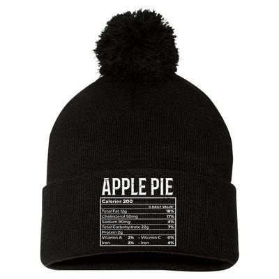 Apple Pie Nutrition Facts Food Matching Family Thanksgiving Pom Pom 12in Knit Beanie