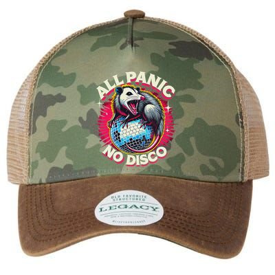All Panic No Disco Opossum Funny Screaming Possum Legacy Tie Dye Trucker Hat