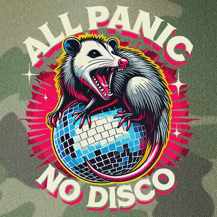 All Panic No Disco Opossum Funny Screaming Possum Legacy Tie Dye Trucker Hat