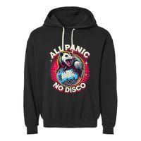 All Panic No Disco Opossum Funny Screaming Possum Garment-Dyed Fleece Hoodie