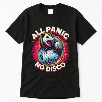 All Panic No Disco Opossum Funny Screaming Possum Tall T-Shirt
