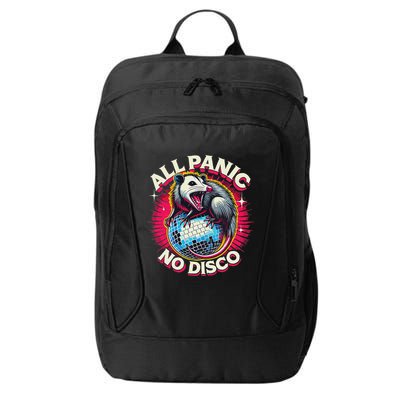 All Panic No Disco Opossum Funny Screaming Possum City Backpack