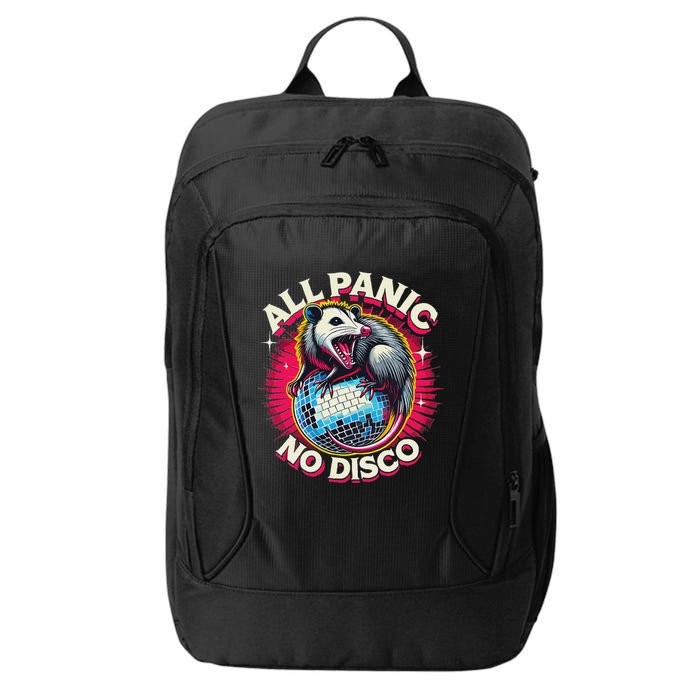 All Panic No Disco Opossum Funny Screaming Possum City Backpack
