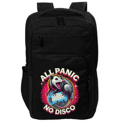 All Panic No Disco Opossum Funny Screaming Possum Impact Tech Backpack