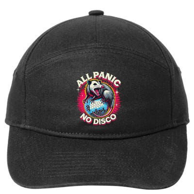 All Panic No Disco Opossum Funny Screaming Possum 7-Panel Snapback Hat