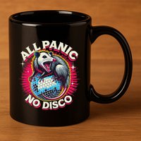 All Panic No Disco Opossum Funny Screaming Possum 11oz C Handle Ceramic Mug