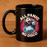 All Panic No Disco Opossum Funny Screaming Possum 11oz C Handle Ceramic Mug