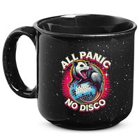 All Panic No Disco Opossum Funny Screaming Possum 15oz Campfire Ceramic Mug
