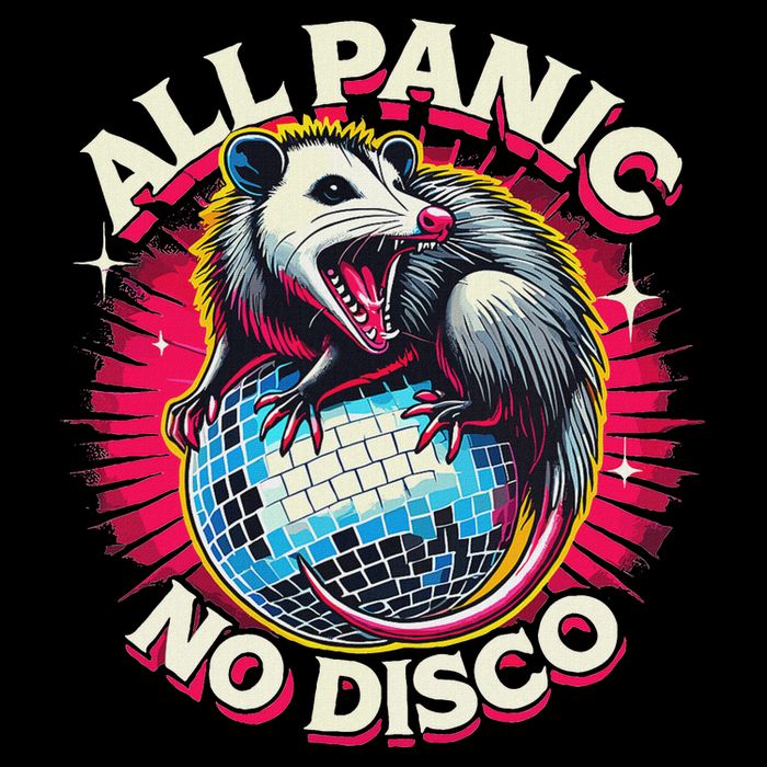 All Panic No Disco Opossum Funny Screaming Possum 16 in Basic Backpack