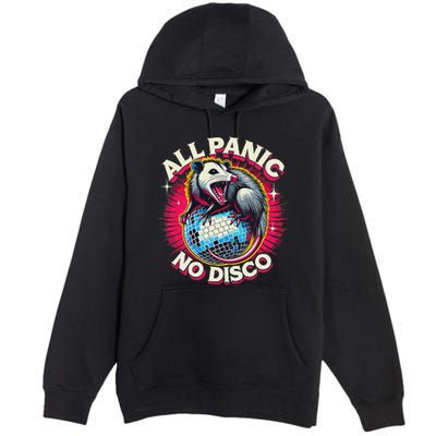 All Panic No Disco Opossum Funny Screaming Possum Premium Pullover Hoodie