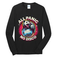 All Panic No Disco Opossum Funny Screaming Possum Tall Long Sleeve T-Shirt