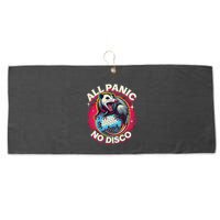 All Panic No Disco Opossum Funny Screaming Possum Large Microfiber Waffle Golf Towel