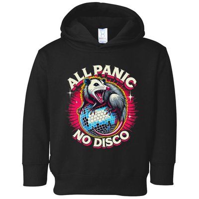 All Panic No Disco Opossum Funny Screaming Possum Toddler Hoodie